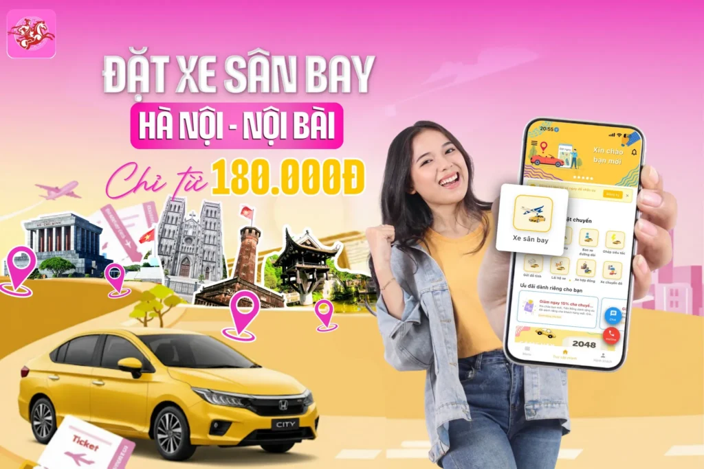 Dịch vụ xe sân bay Nội Bài giá rẻ